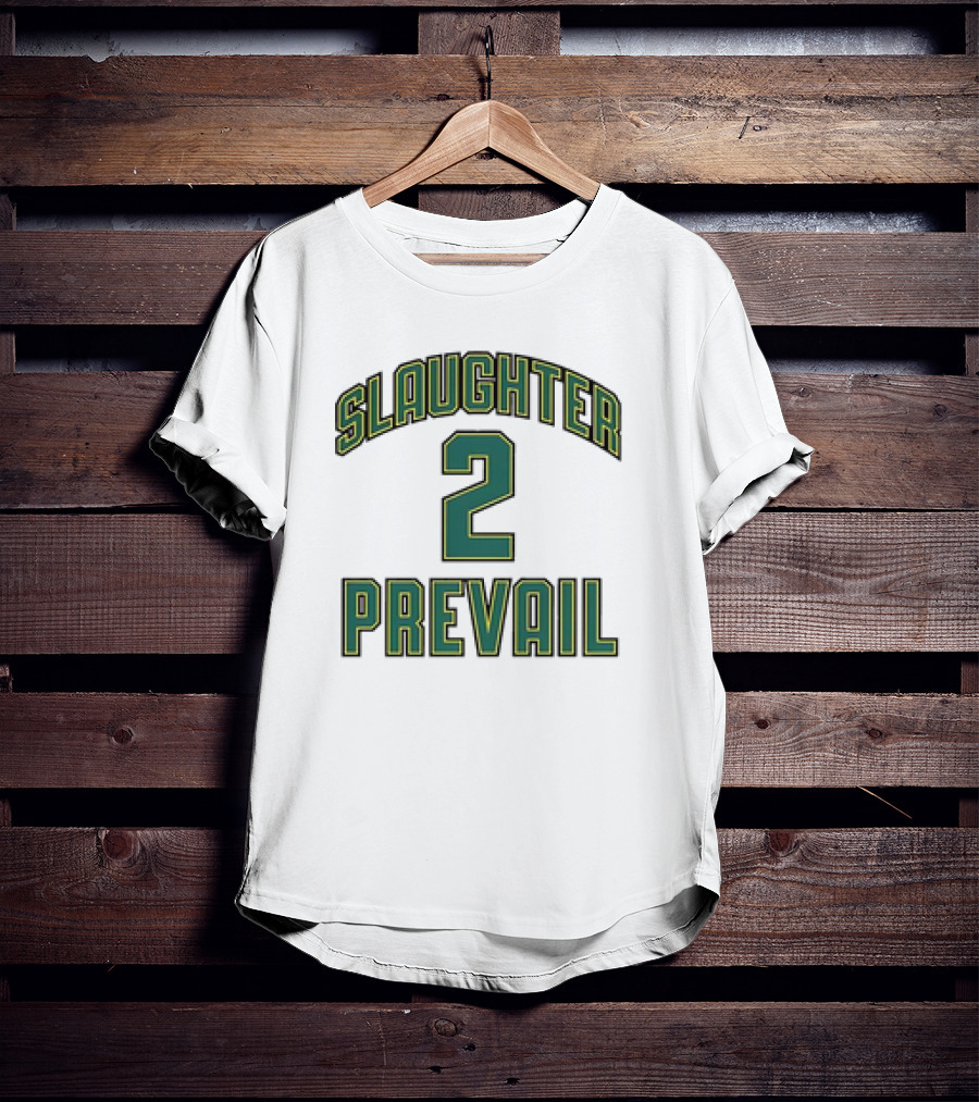 Slaughter 2 Prevail Hockey Jersey Number T-Shirt