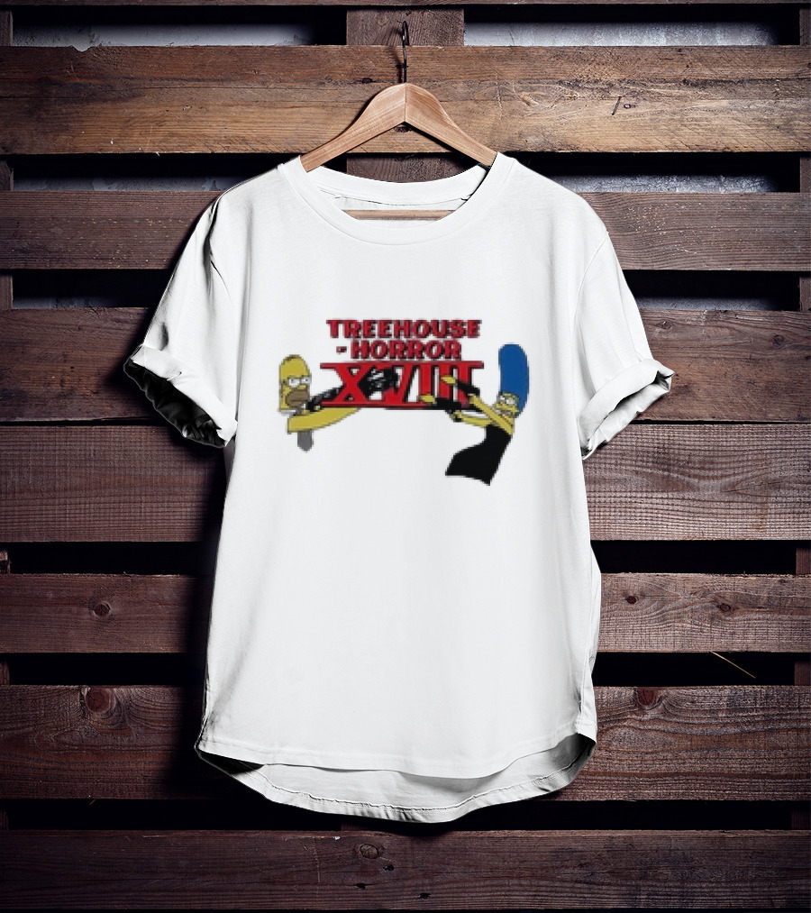 Treehouse Of Horror XVIII The Simpsons Homer Marge Babbitt Revived T-Shirt