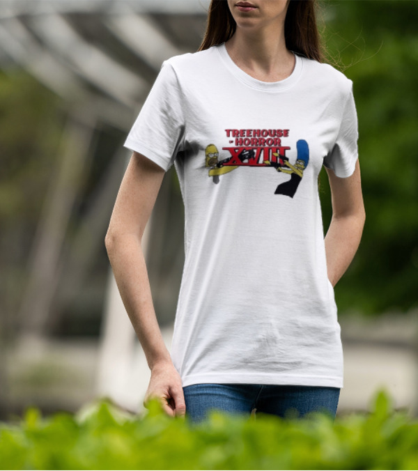 Treehouse Of Horror XVIII The Simpsons Homer Marge Babbitt Revived T-Shirt