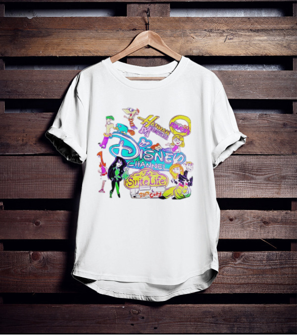 Disney Channel The Suite Life That’s So Raven Hannah Montana Kim Possible Phineas And Ferb T-Shirt