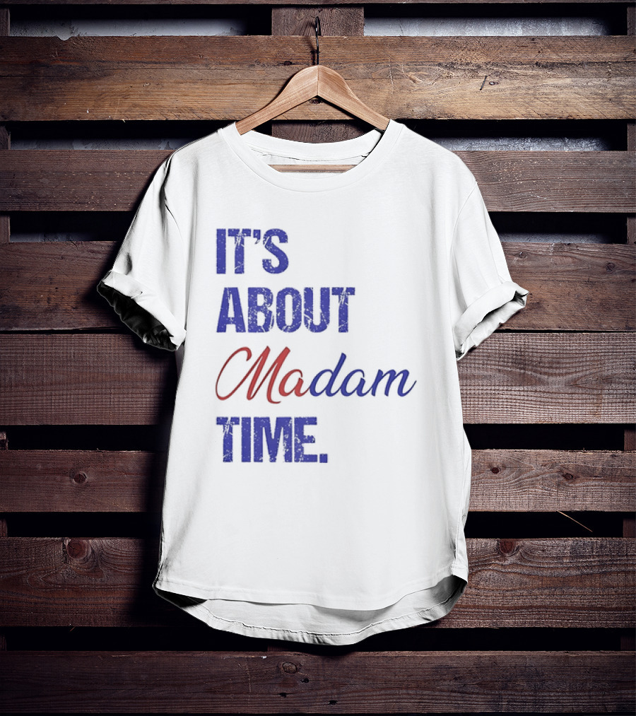 It’s About Madam Time Blue Red Vintage T-Shirt