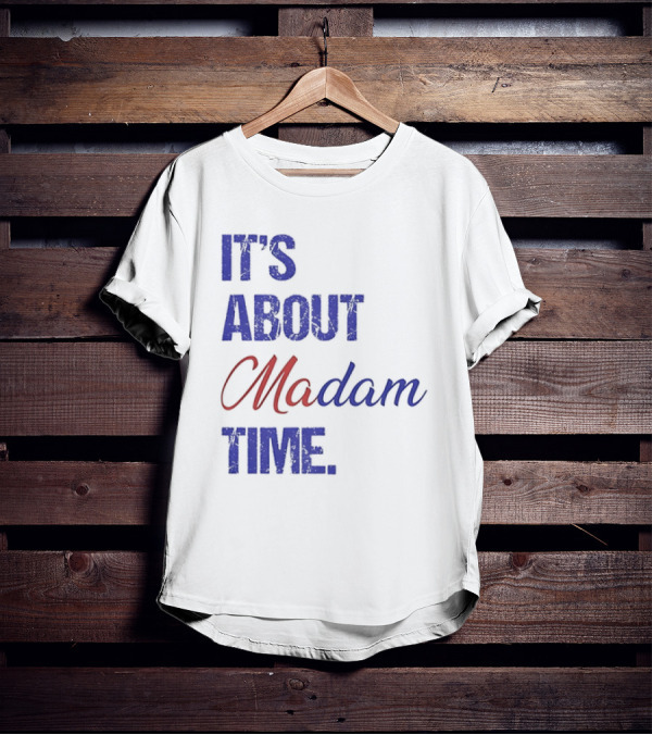 It’s About Madam Time Blue Red Vintage T-Shirt
