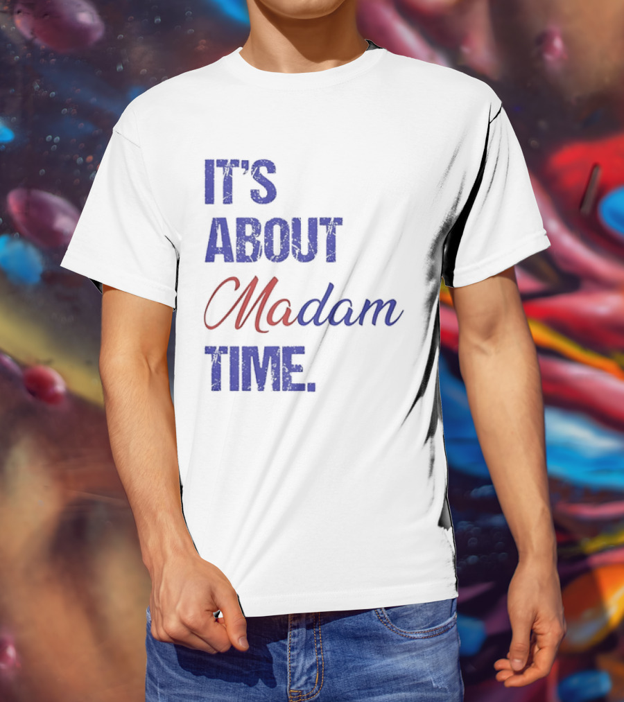 It’s About Madam Time Blue Red Vintage T-Shirt