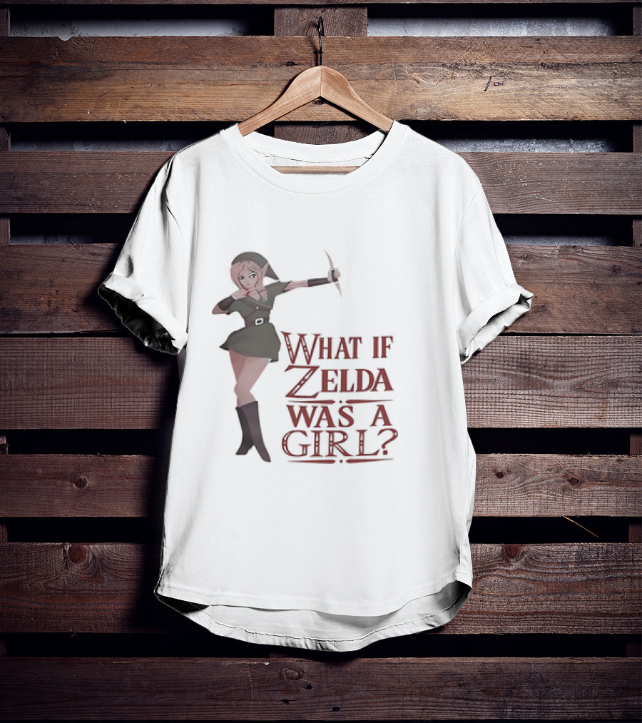 Josh Sawyer What If Zelda Was A Girl? T-Shirt
