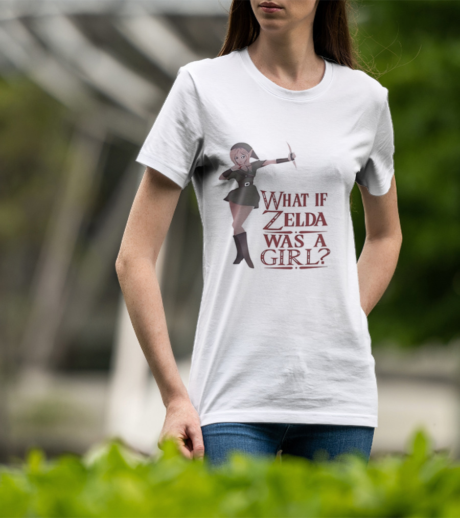 Josh Sawyer What If Zelda Was A Girl? T-Shirt