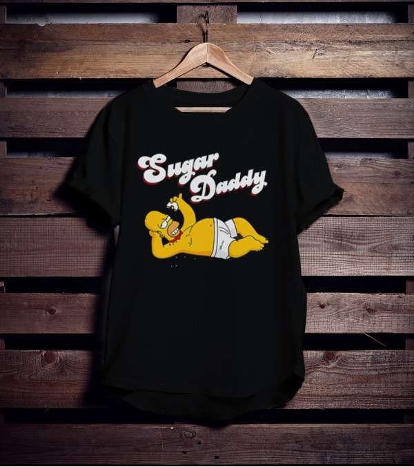 Homer Simpson Sugar Daddy The Simpsons Iconic Pose T-Shirt