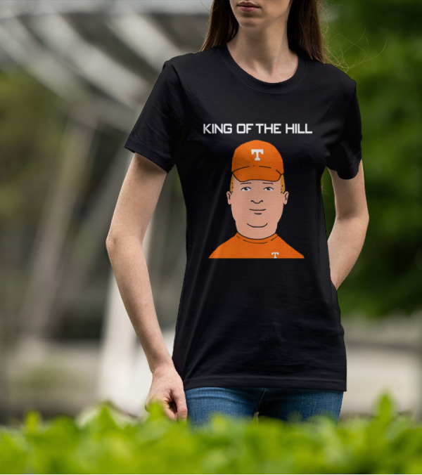 Tennessee Volunteers King Of The Hill T Logo Cartoon T-Shirt