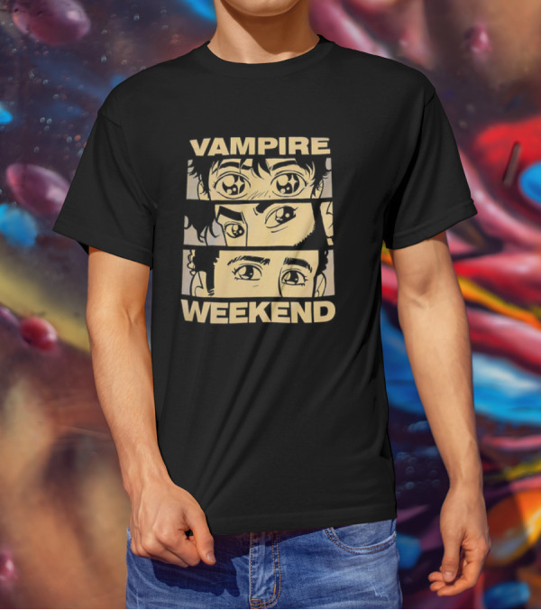 Vampire Weekend Anime Style Eyes T-Shirt