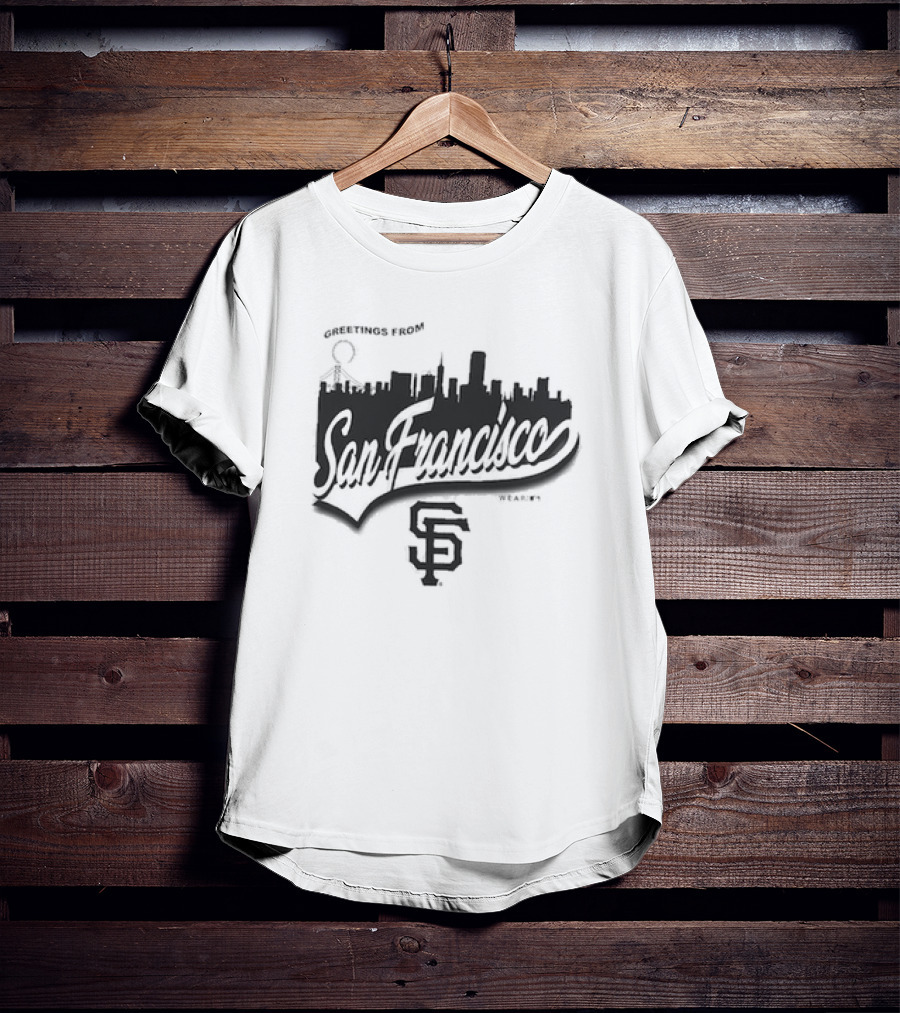 Greetings From Skyline San Francisco Giants T-Shirt