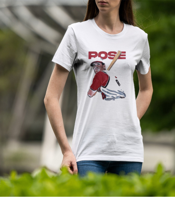 PO$E Pete Rose Baseball Bat Sports T-Shirt