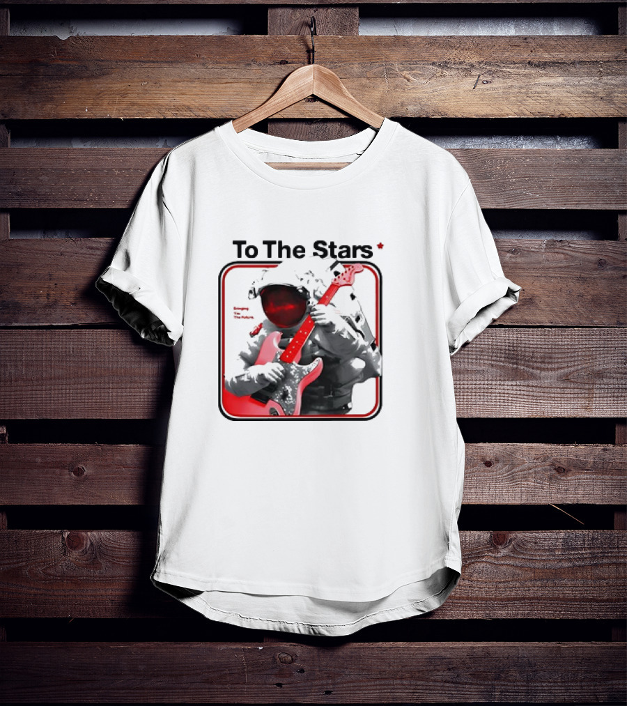 To The Stars Astronaut Playing Guitar Bringing The Future T-Shirt