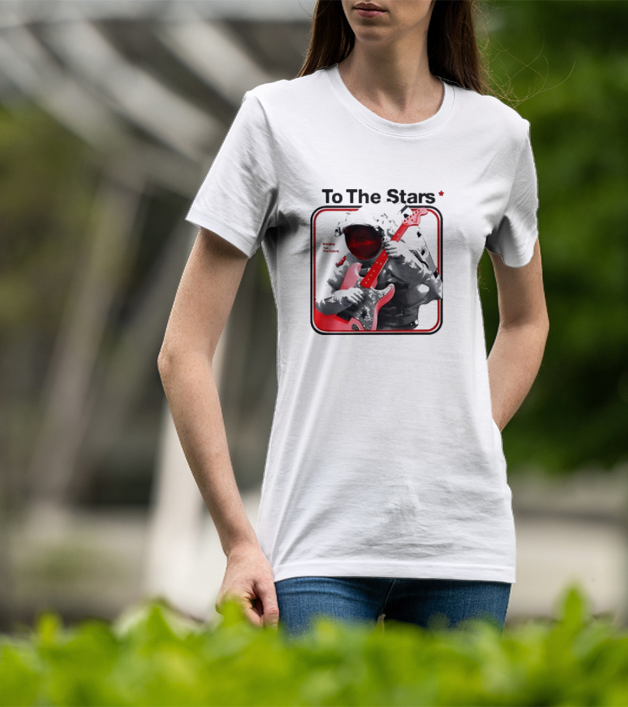 To The Stars Astronaut Playing Guitar Bringing The Future T-Shirt