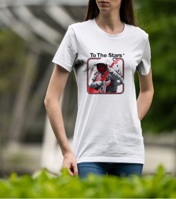 To The Stars Astronaut Playing Guitar Bringing The Future T-Shirt