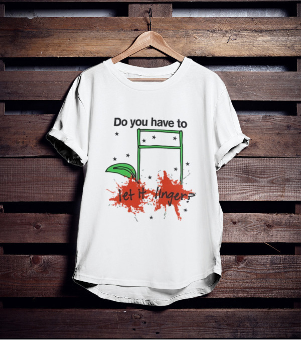 Do You Have To Let It Linger Vintge Stars And Leaves Retro T-Shirt