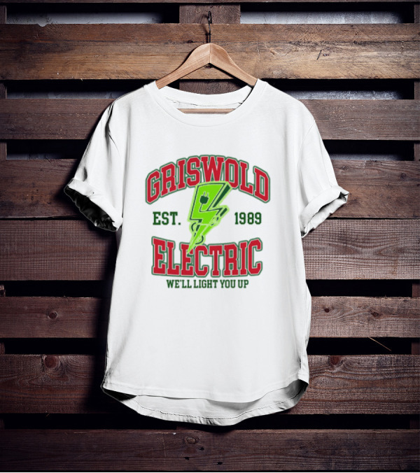 Griswold Electric Est. 1989 We'll Light You Up Retro T-Shirt