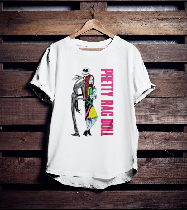 Jack And Sally Pretty Rag Doll Pretty Woman T-Shirt