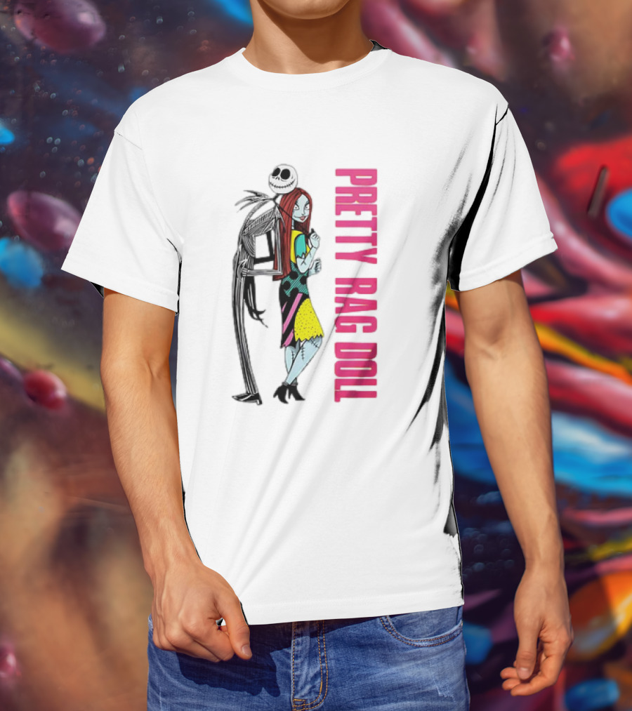 Jack And Sally Pretty Rag Doll Pretty Woman T-Shirt