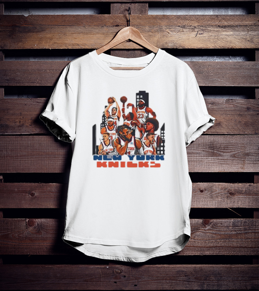 Jalen Brunson New York Knicks Basketball Team New Era T-Shirt