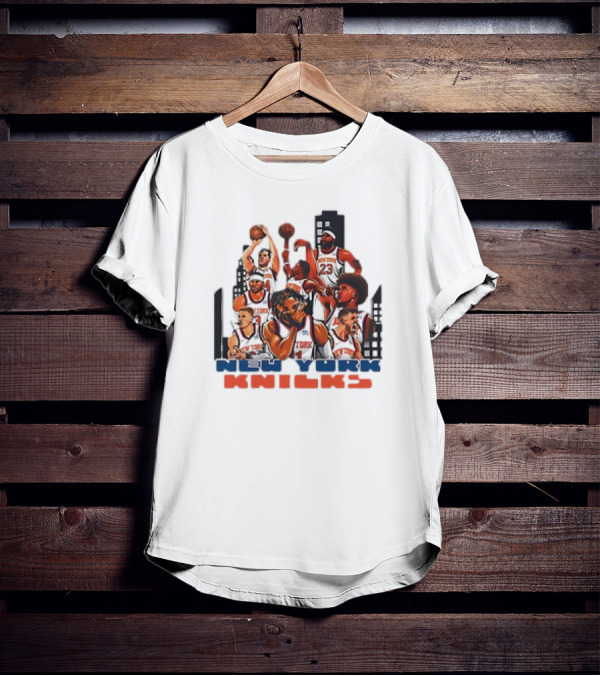 Jalen Brunson New York Knicks Basketball Team New Era T-Shirt