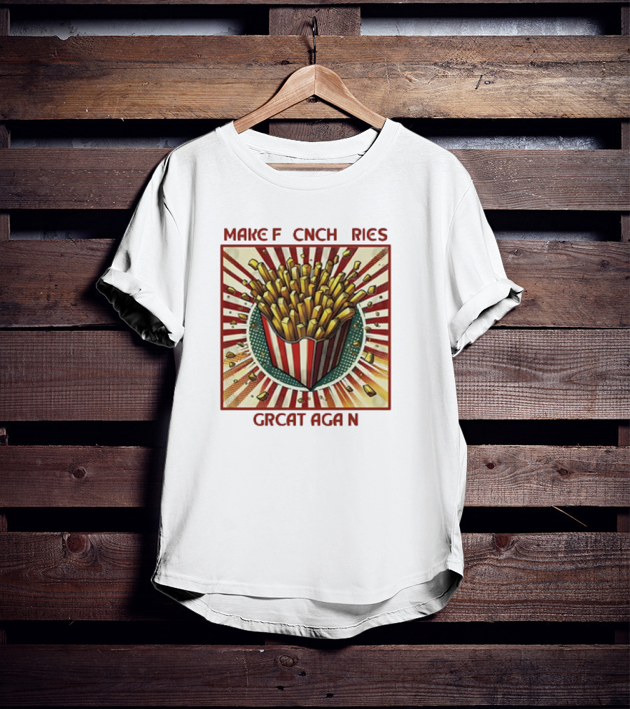 MagaDonalds Make French Fries Great Again Retro T-Shirt