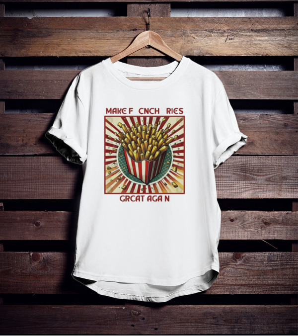 MagaDonalds Make French Fries Great Again Retro T-Shirt