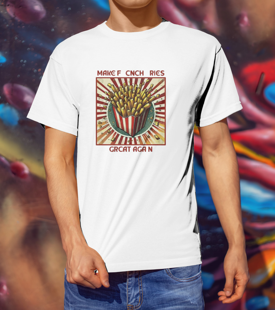 MagaDonalds Make French Fries Great Again Retro T-Shirt