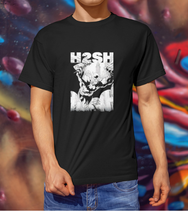 Batman Hush Jim Lee Scott Williams Retro Batman Gotham Skyline T-Shirt