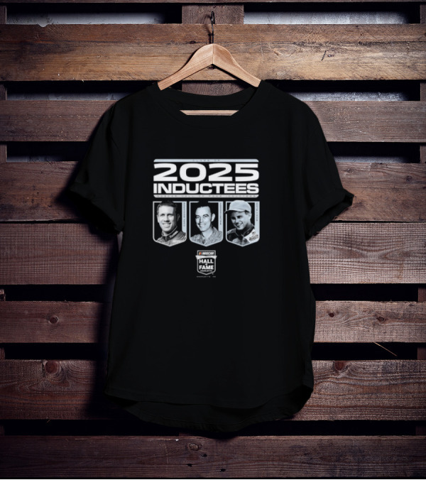 2025 Inductees Carl Edwards Ralph Moody Ricky Rudd NASCAR Hall Of Fame T-Shirt