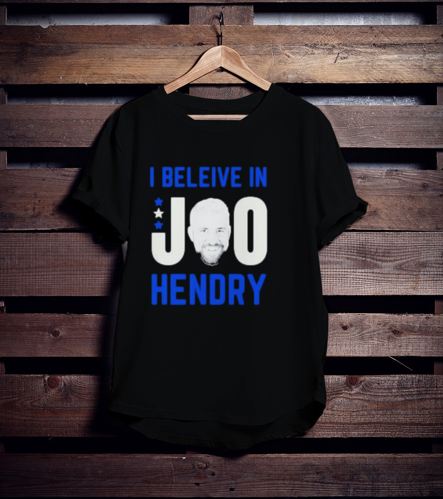 I Believe In Joe Hendry Star Face图案 T-Shirt