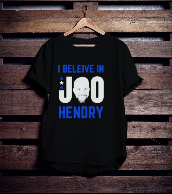 I Believe In Joe Hendry Star Face图案 T-Shirt
