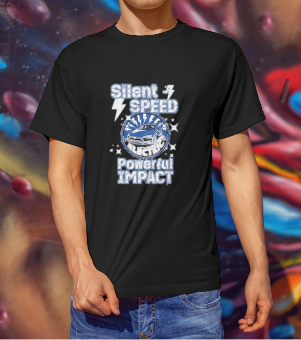 Silent Speed Electric Powerful Impact Car Driver T-Shirt