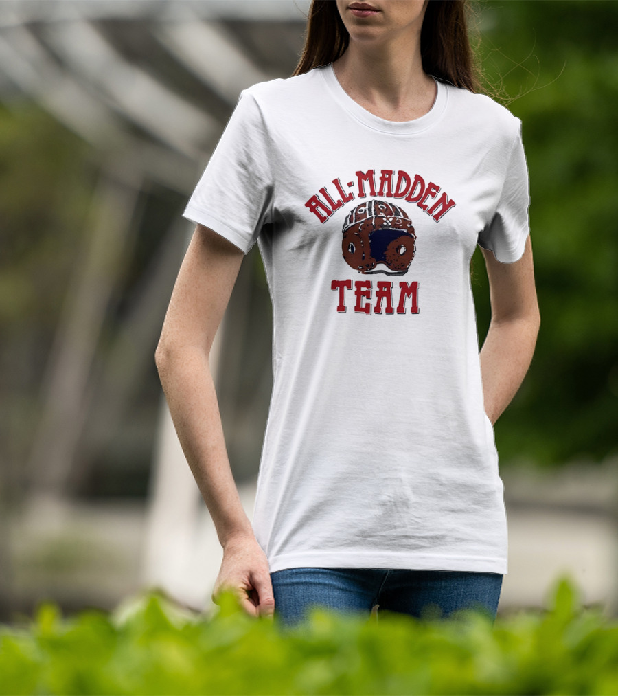 All Madden Team 1992 Vintage Football Helmet T-Shirt