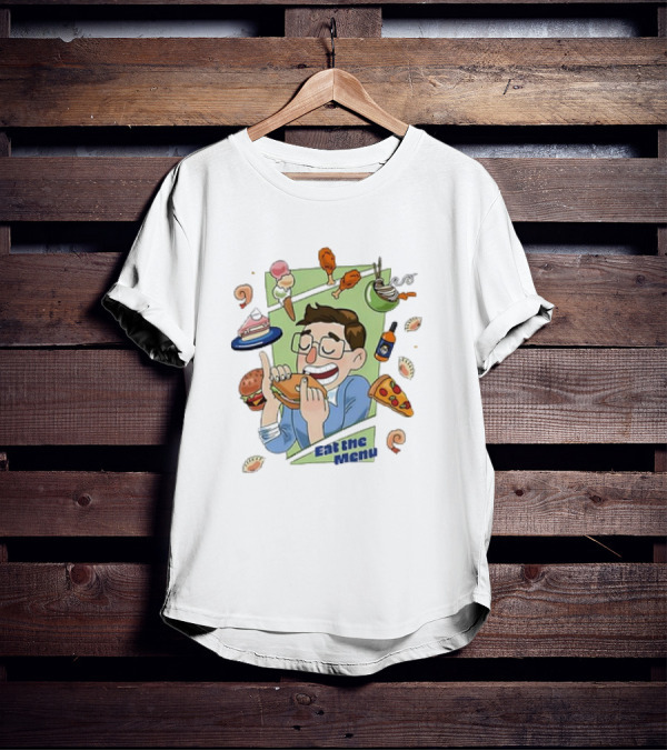 Keith's Food Bounty: Eat The Menu Cartoon Adventure T-Shirt