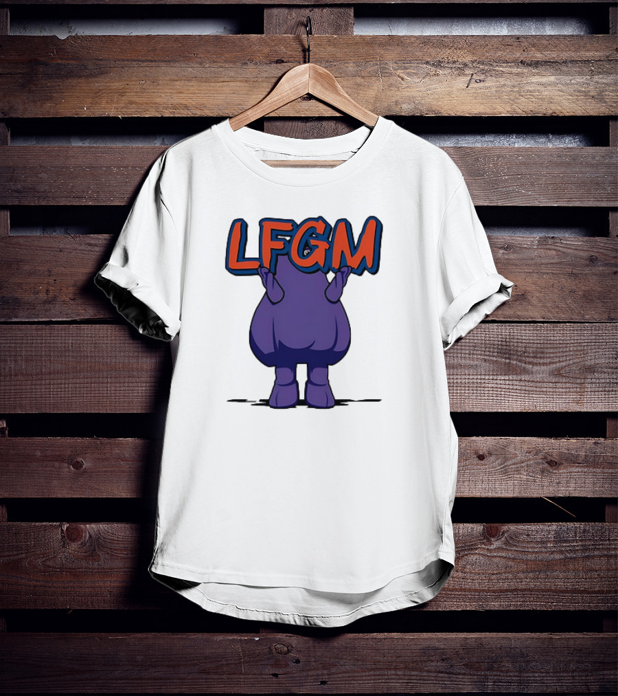 Grimace Holding LFGM Sign T-Shirt