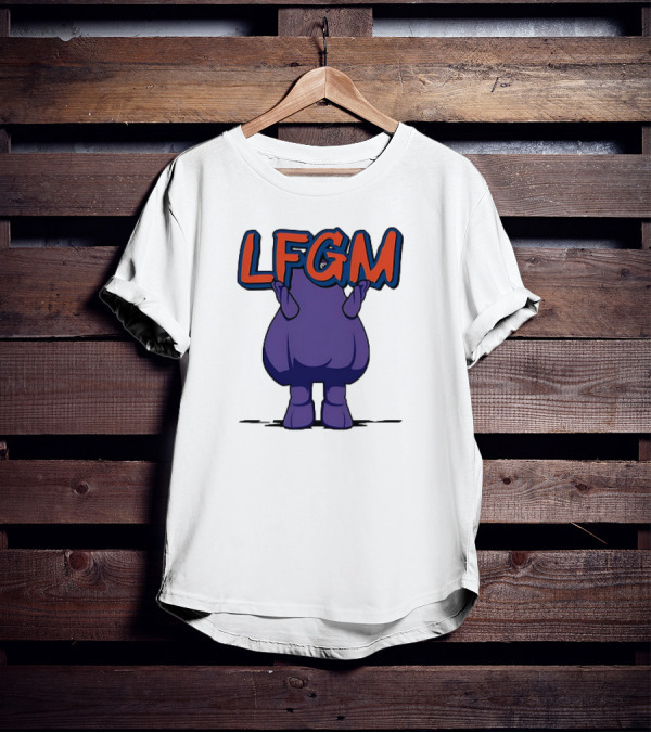 Grimace Holding LFGM Sign T-Shirt