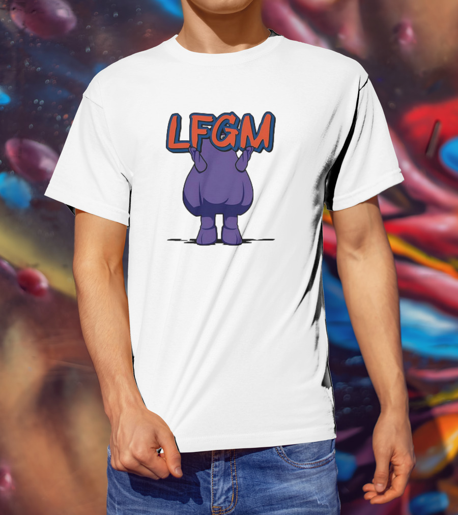 Grimace Holding LFGM Sign T-Shirt
