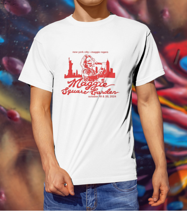 Maggie Rogers New York City Maggie Square Garden October 19 And 20 T-Shirt