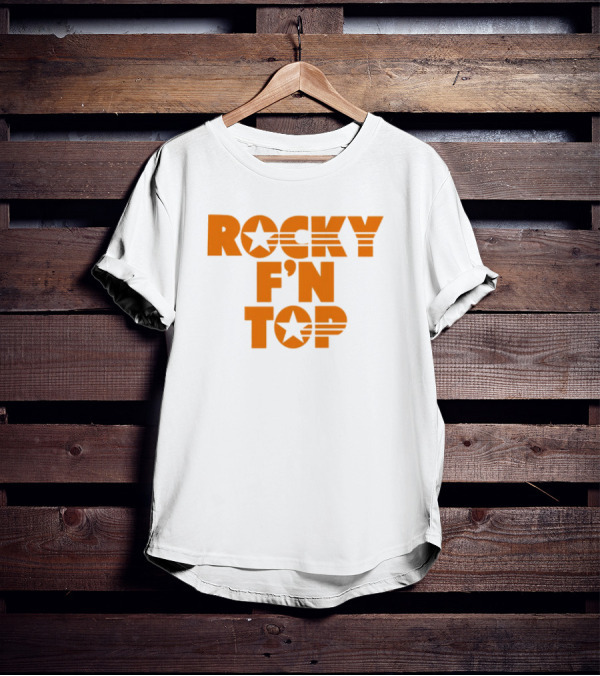 Tennessee Volunteers Basketball Rocky F’n Top Star Stripes T-Shirt