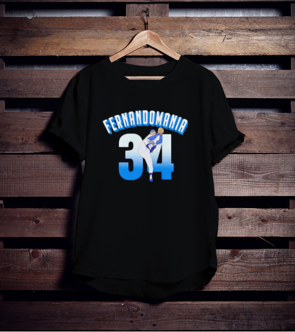 Fernandomania Vintage 34 Baseball Pitcher Iconic T-Shirt