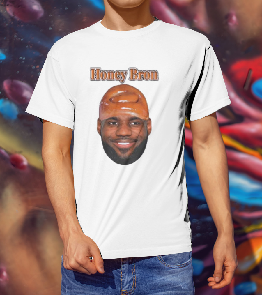 Honey Bron Lebron James Honey Brown Face T-Shirt