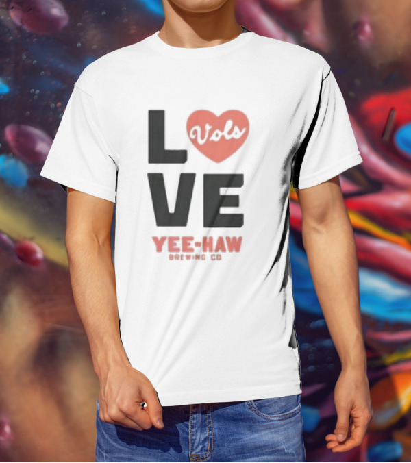 Love Vols Yee-Haw Brewing Co Tennessee Volunteers T-Shirt