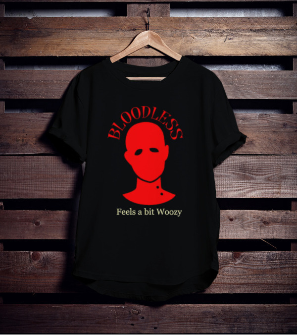 Bloodless Feels A Bit Woozy Red Mask T-Shirt