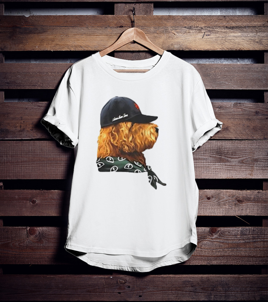 Aime Leon Dore Buddy Dog Wearing Cap And Scarf T-Shirt