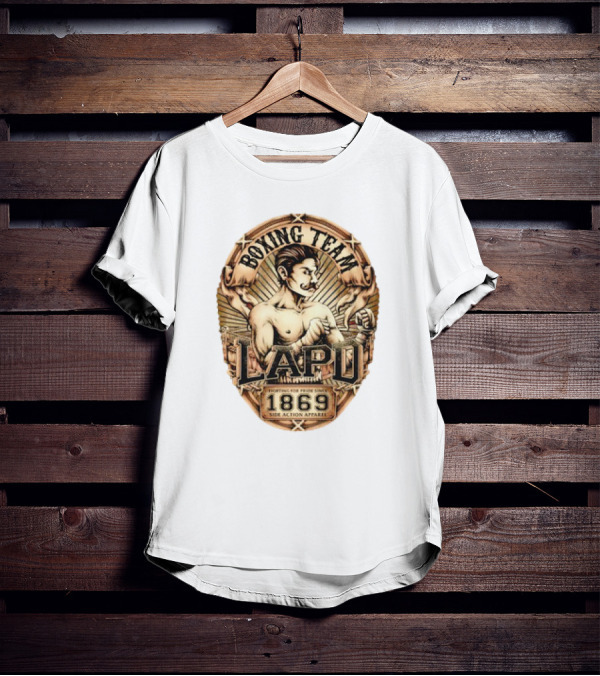 Boxing Team LAPD Fighting For Pride Since 1869 Side Action T-Shirt