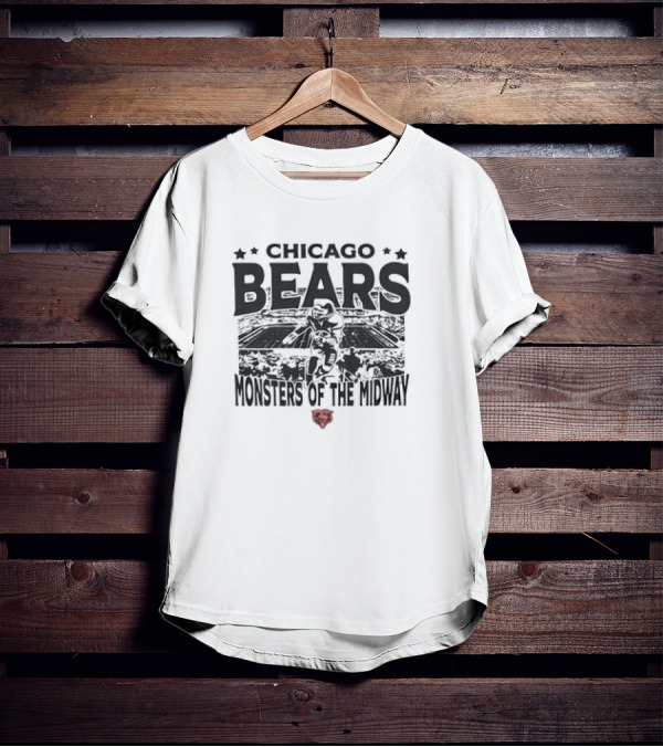 Chicago Bears Monsters Of The Midway Stadium T-Shirt