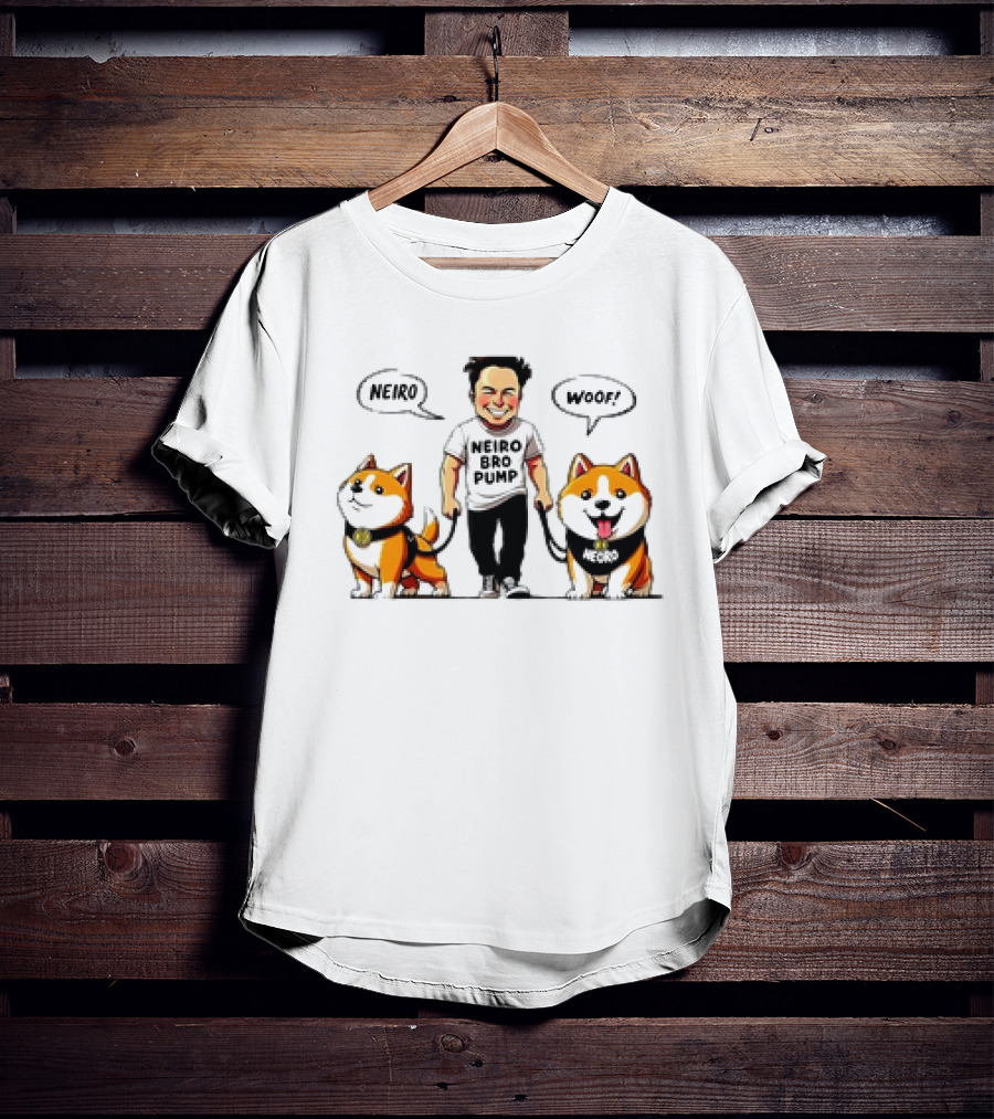 Neiro Bro Pump Woof Neiro Dog Coin T-Shirt