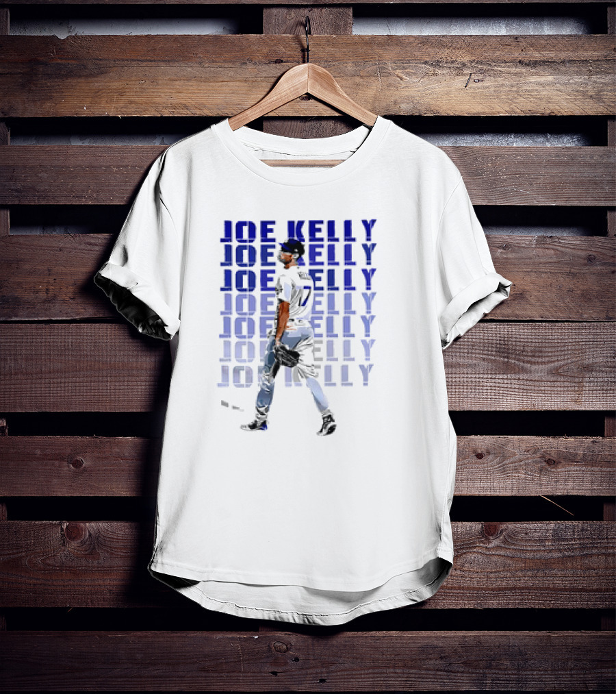 Joe Kelly Los Angeles Dodgers Baseball Player No. 17 T-Shirt