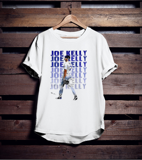 Joe Kelly Los Angeles Dodgers Baseball Player No. 17 T-Shirt