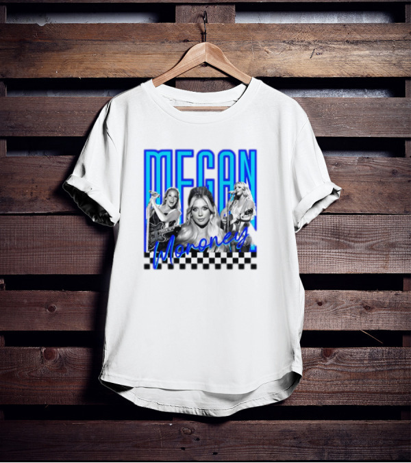 Megan Moroney Country Music Retro Checkered T-Shirt