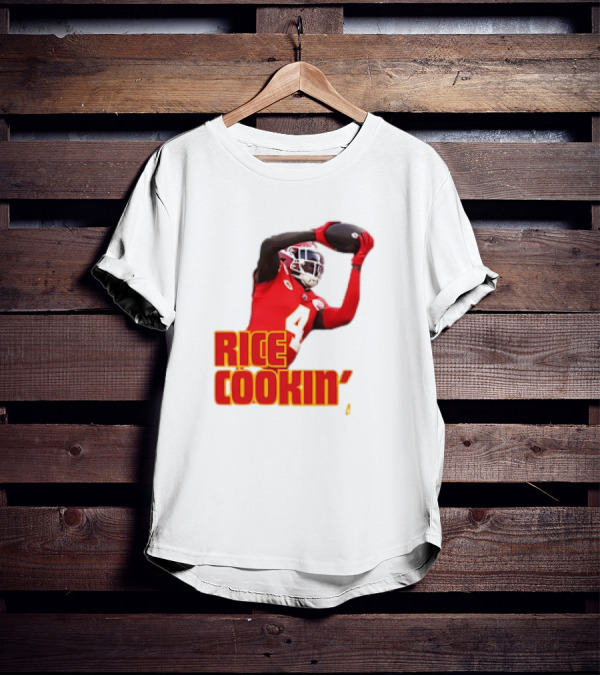 Rasheed Rice Cookin' Kansas City Chiefs Football WR1 T-Shirt